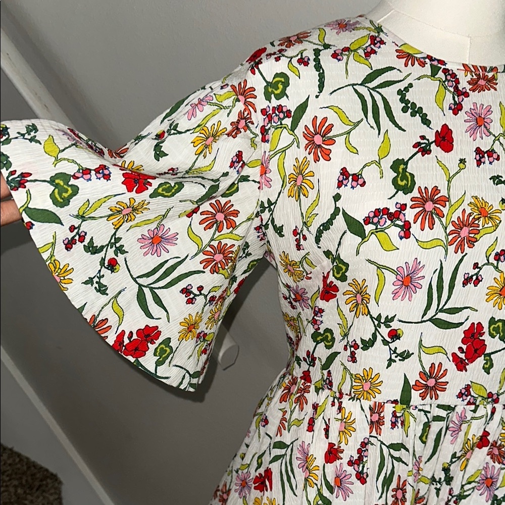 Kate spade Rooftop Garden Floral dress w/ pockets  Sz 10 excellent condition - Picture 6 of 7